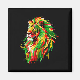 Lion Juneteenth Ancestors Melanin King Black Man A Magnet