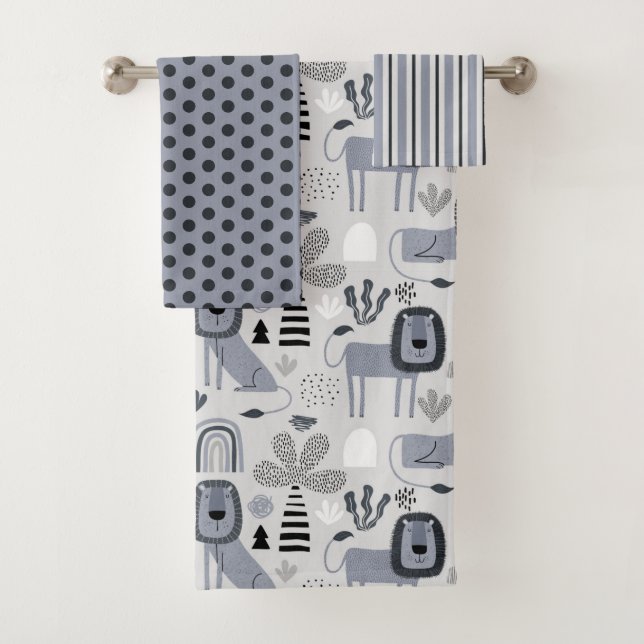 Lion Jungle King Towel (Insitu)