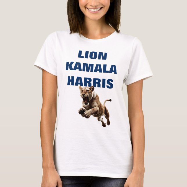 Lion Kamala Harris T-Shirt (Front)