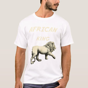 Lion King African King Africa Art T-Shirt
