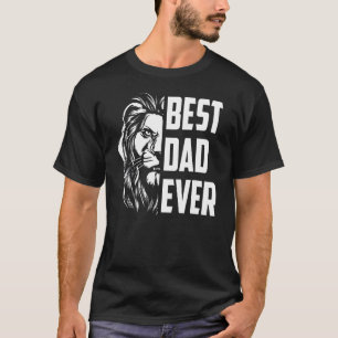 Lion King Best Dad Ever Daddy Happy Father Day T-Shirt