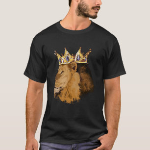 Lion King Crown Big Cat Africa Safari Family T-Shirt