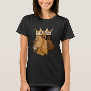 Lion King Crown Big Cat Africa Safari Family T-Shirt