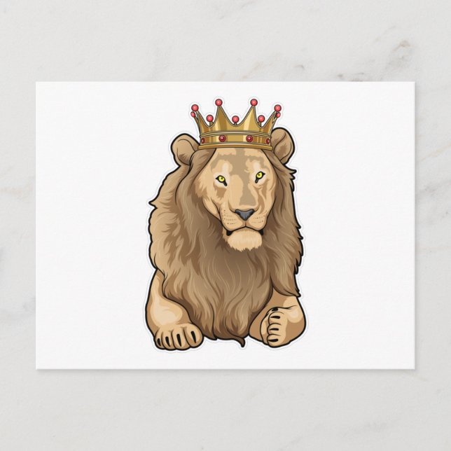 Lion King Crown Postcard (Front)