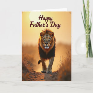 Lion King Fathers Day Card