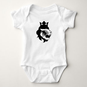 Lion king head baby bodysuit