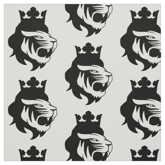 Lion king head fabric (Swatch)