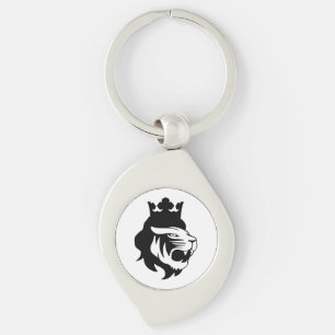 Lion king head key ring