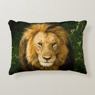LION KING IN THE JUNGLE DECORATIVE CUSHION