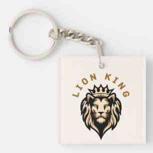 Lion King Metal Keychain