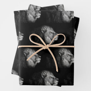 Lion King of the Jungle Wrapping Paper