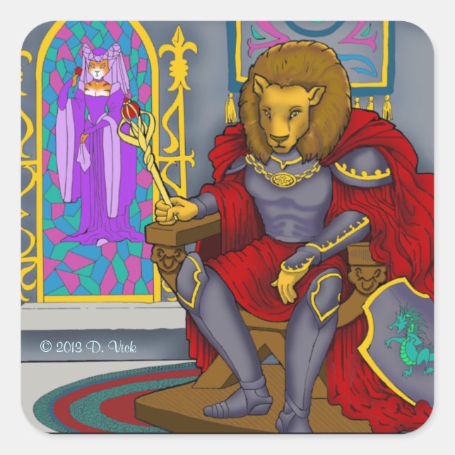 Lion King Sticker (Front)