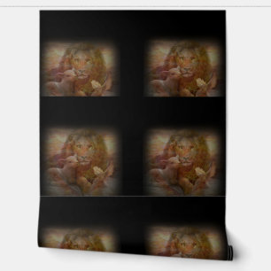 Lion, Lamb, and Dove  Wallpaper