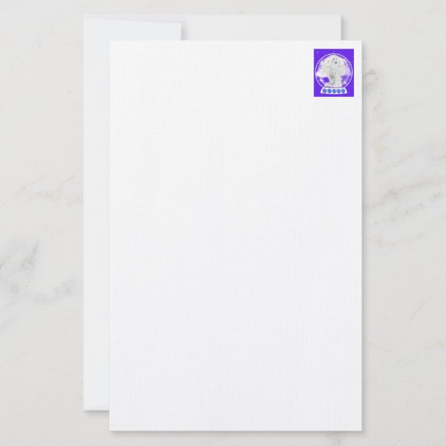 Lion Lamb Pet Sympathy Stationery (Front)