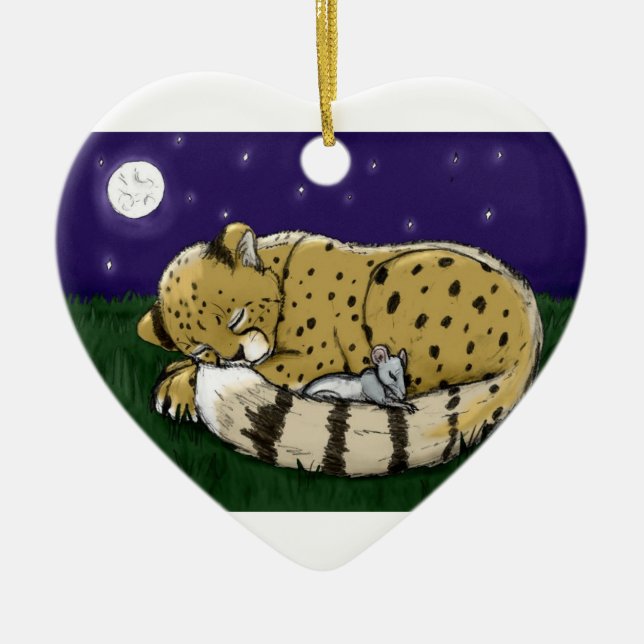 "Lion+LambPeace" Ornament (Front)