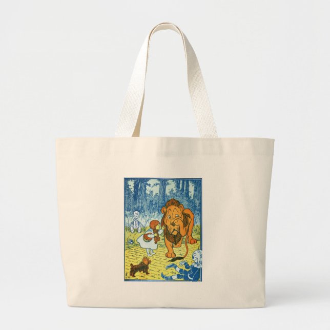 Lion Large Tote Bag (Front)