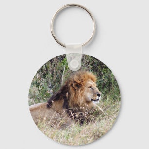lion laze key ring