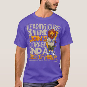 Lion leading cubs Scoutmaster T-Shirt