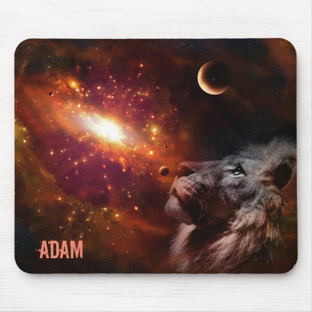 Lion Leo Zodiac Mouse Mat (Front)