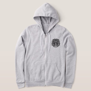 Lion Line Art Hoodie