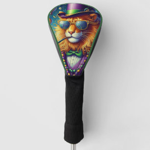 Lion/Louisiana Mardi Gras  Golf Head Cover