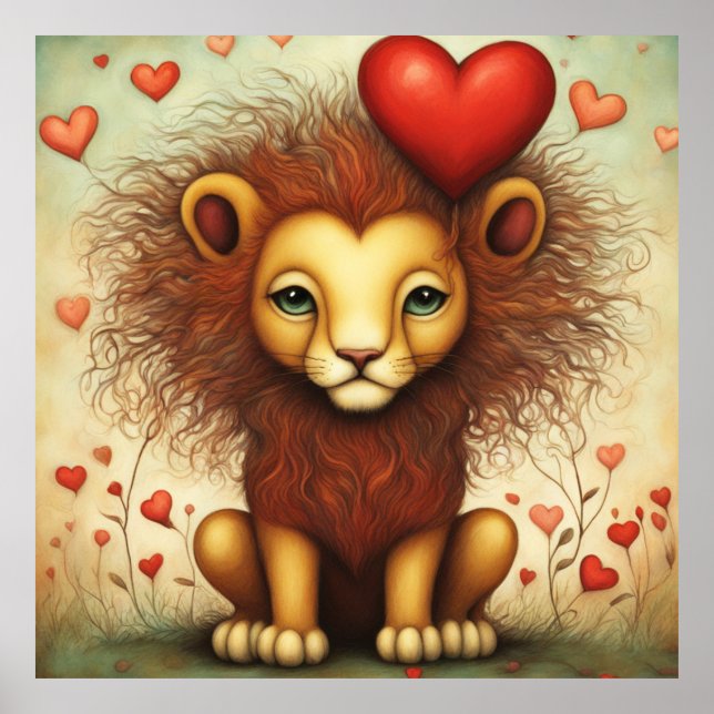 Lion Love 1 Poster (Front)