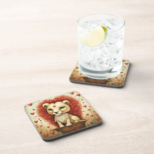 Lion Love 3 Coaster