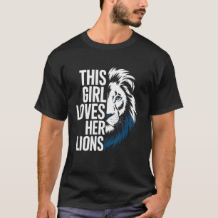 Lion Lover Lioness Pride Cat Wildlife Safari Anima T-Shirt