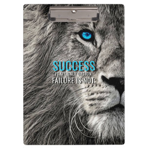 Lion Lover Success Is My Only Option Clipboard