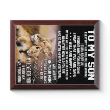 Lion Lover To My Son Lion