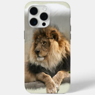 Lion Lovers Art Gifts iPhone 15 Pro Max Case