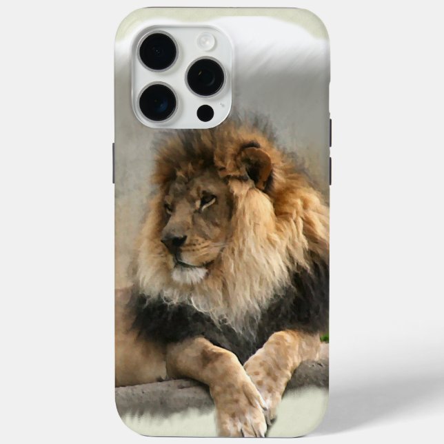 Lion Lovers Art Gifts Case-Mate iPhone Case (Back)
