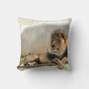 Lion Lovers Art Gifts Cushion