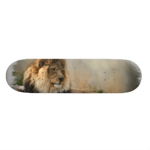 Lion Lovers Art Gifts Skateboard