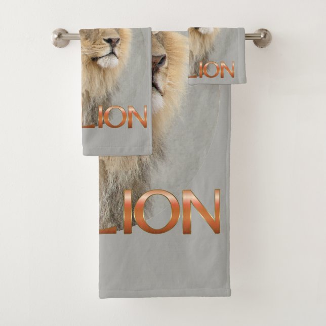 Lion Lovers Bath Towel Set (Insitu)