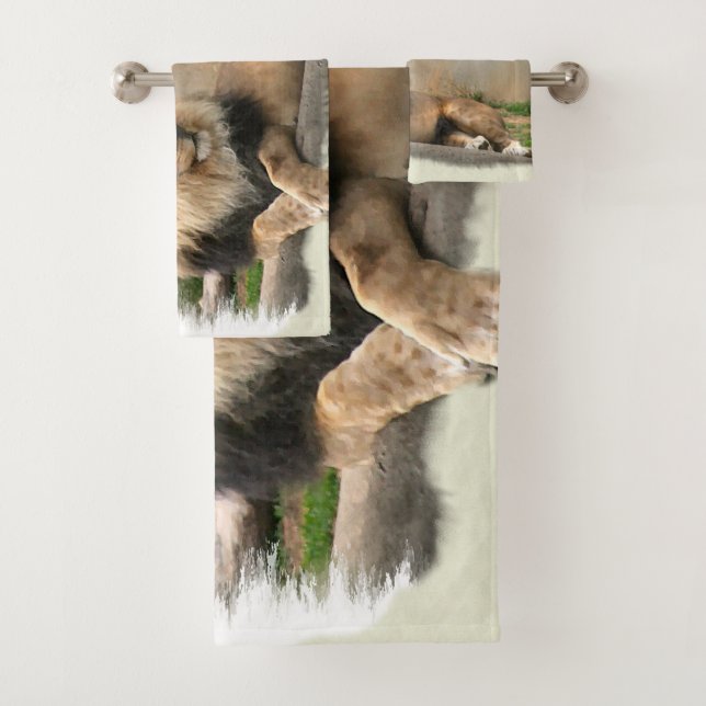 Lion Lovers Bath Towel Set (Insitu)
