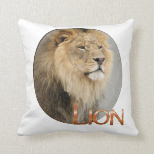 Lion Lovers King of the Jungle Cushion