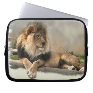 Lion Lovers King of the Jungle Laptop Sleeve