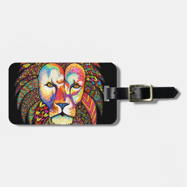 Lion Luggage Tag (Front Horizontal)