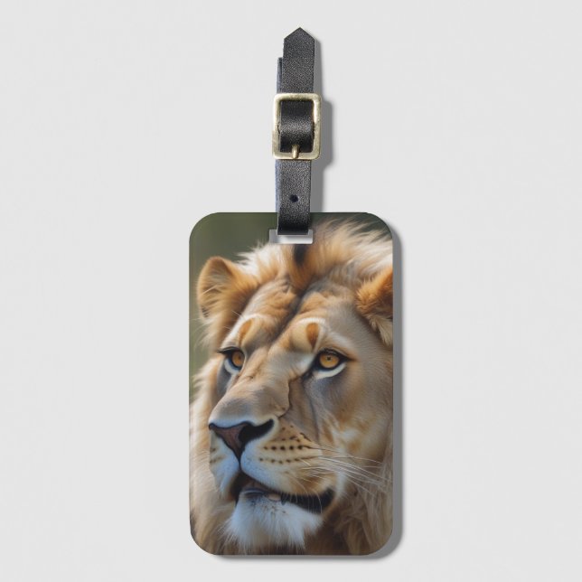 Lion Luggage Tag (Front Vertical)
