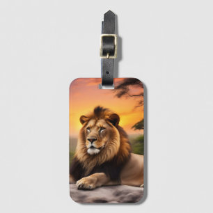 Lion Luggage Tag