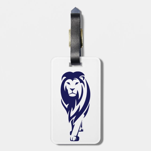 Lion Luggage Tag (Back Vertical)
