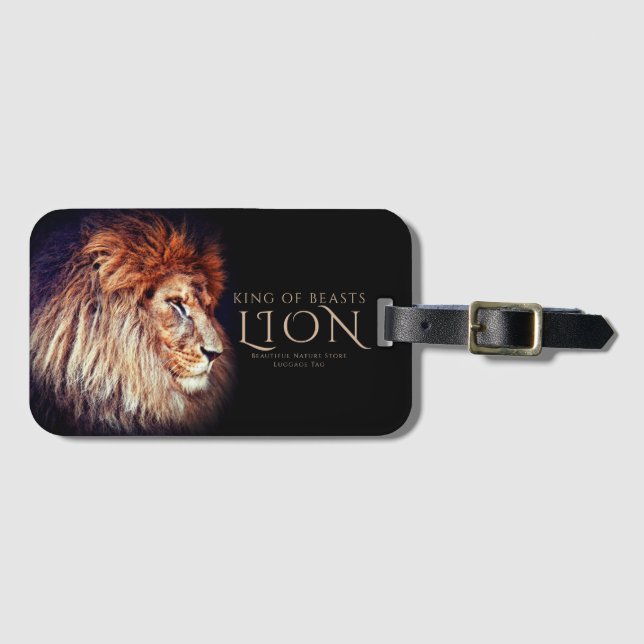Lion [Luggage Tag] Luggage Tag (Front Horizontal)