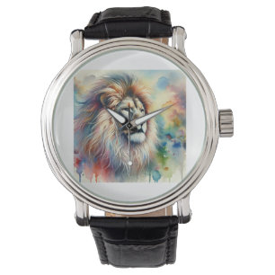 Lion Majesty 200824AREF131 (1) - Watercolor Watch