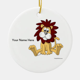 Lion - Male Ceramic Tree Decoration