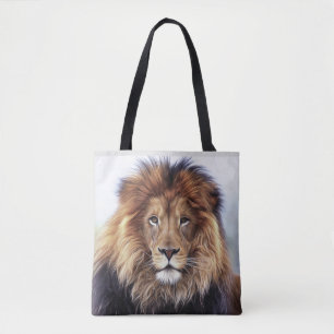 LION MALE LION TOTE BAG PURSE
