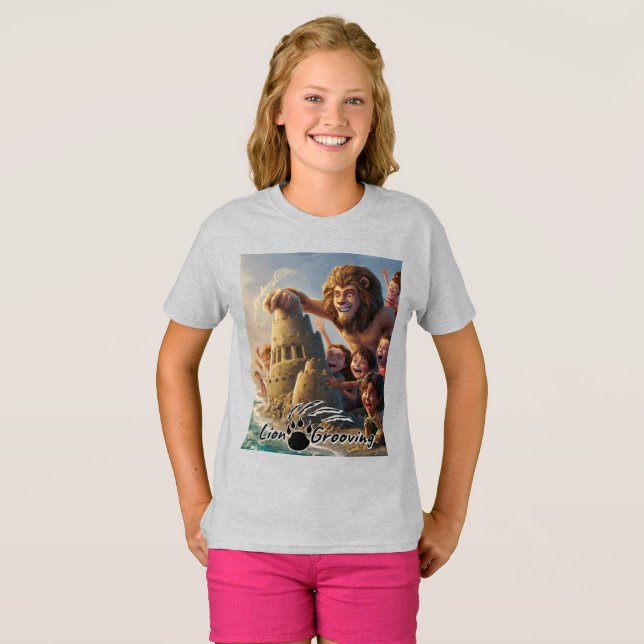 Lion Man Castle of Sand T-Shirt (Front Full)