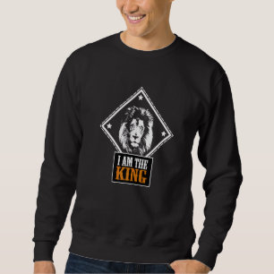 Lion Mane Safari Big Cat Lion Head  1 Sweatshirt
