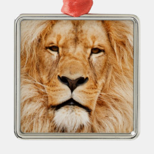 Lion Metal Tree Decoration