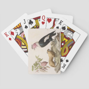 Lion monkey and condor, native to Chile or Ecuador Playing Cards
